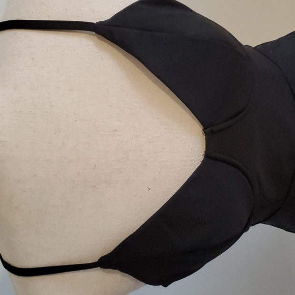 Princess Polly black bra mini dress size 0 cotton blend. Like new - Picture 3 of 8